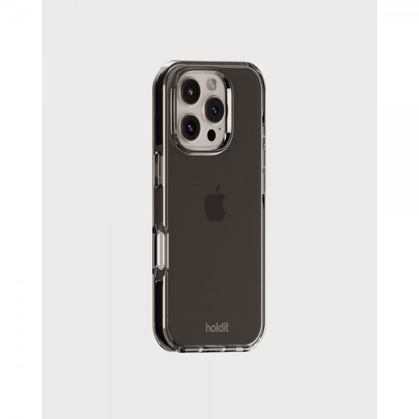 holdit iPhone 16 Pro Max Cover Seethru Sort