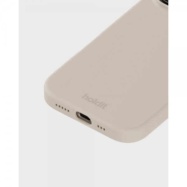 holdit iPhone 16 Pro Max Cover Silikone Lys Beige