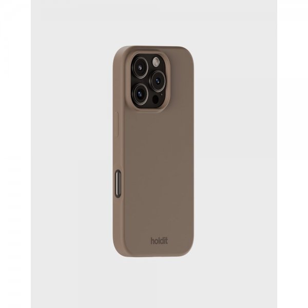 holdit iPhone 16 Pro Max Cover Silikone Mocha Brown