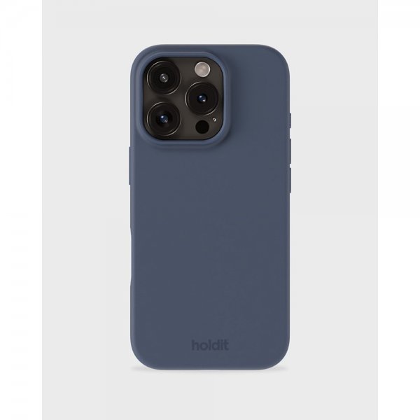 holdit iPhone 16 Pro Max Cover Silikone Pacific Blue