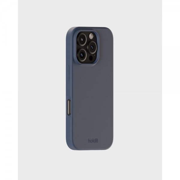 holdit iPhone 16 Pro Cover Silikone Pacific Blue