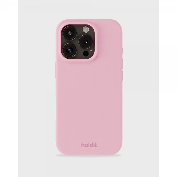 holdit iPhone 16 Pro Max Cover Silikone Pink