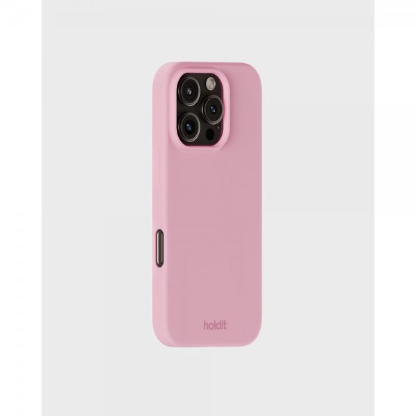 holdit iPhone 16 Pro Max Cover Silikone Pink