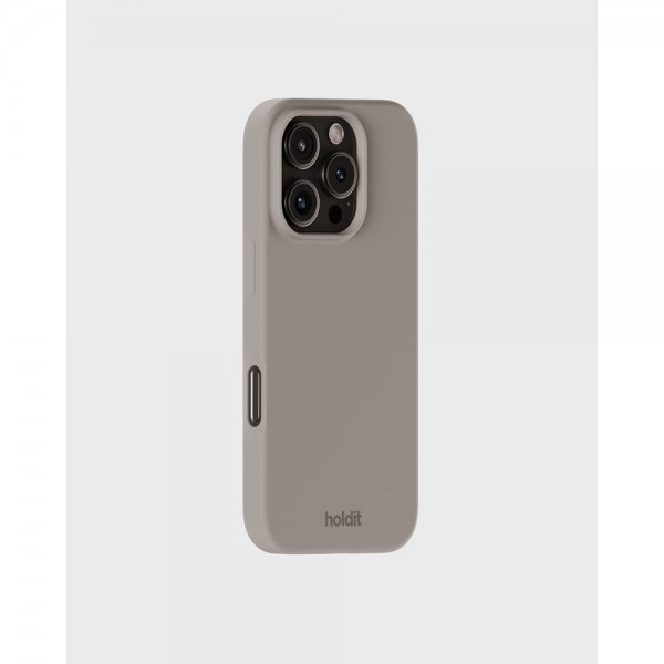 holdit iPhone 16 Pro Max Cover Silikone Taupe
