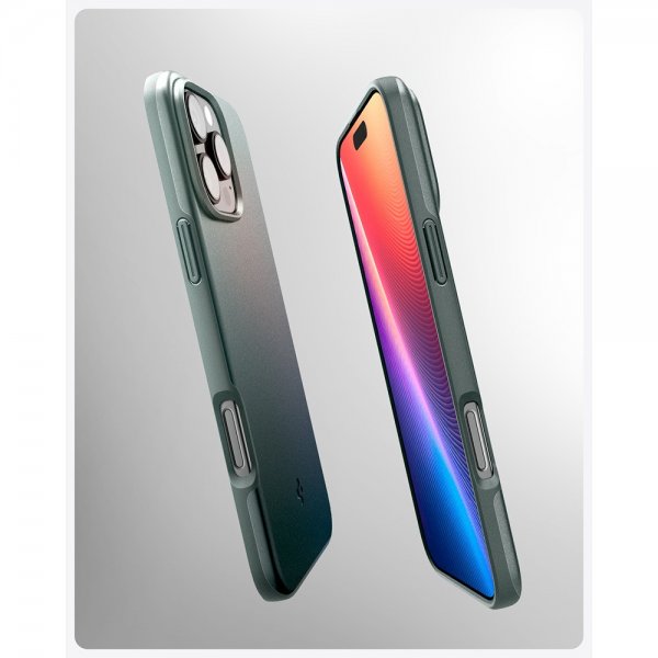 Spigen iPhone 16 Pro Max Cover Thin Fit MagFit Abyss Green