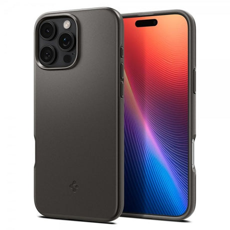 Spigen iPhone 16 Pro Max Cover Thin Fit MagFit Gunmetal