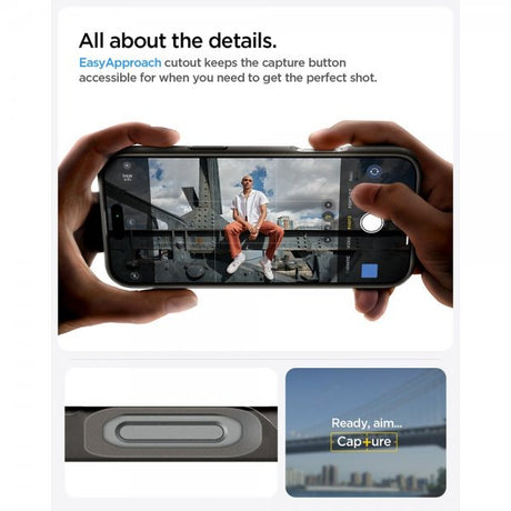 Spigen iPhone 16 Pro Max Cover Thin Fit MagFit Gunmetal