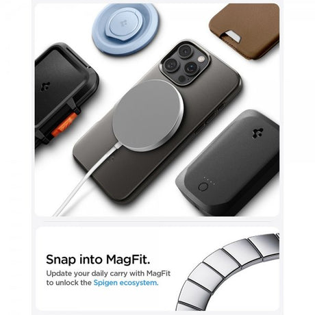 Spigen iPhone 16 Pro Max Cover Thin Fit MagFit Gunmetal