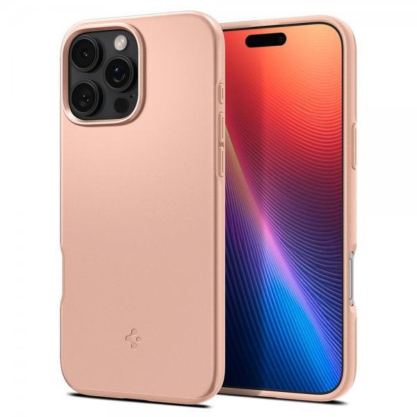Spigen iPhone 16 Pro Max Cover Thin Fit MagFit Rose Titanium