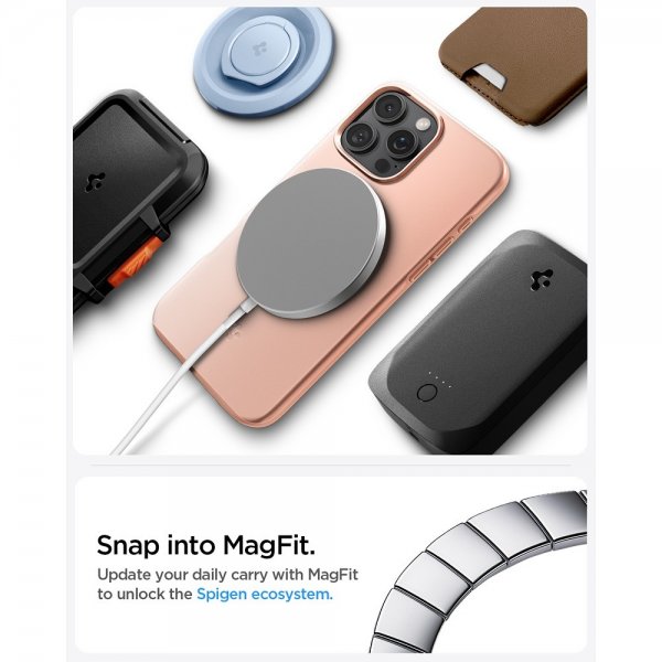Spigen iPhone 16 Pro Max Cover Thin Fit MagFit Rose Titanium
