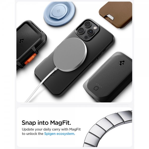 Spigen iPhone 16 Pro Max Cover Thin Fit MagFit Sort