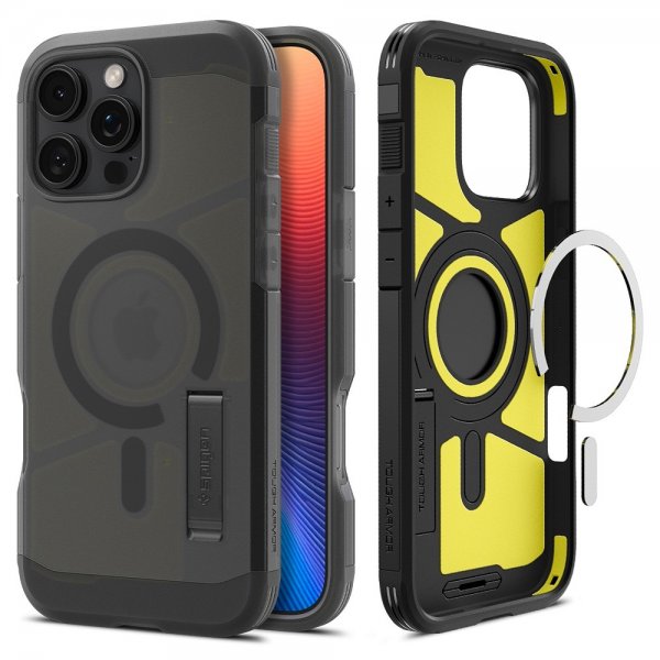 Spigen iPhone 16 Pro Max Cover Tough Armor MagFit Frost Black