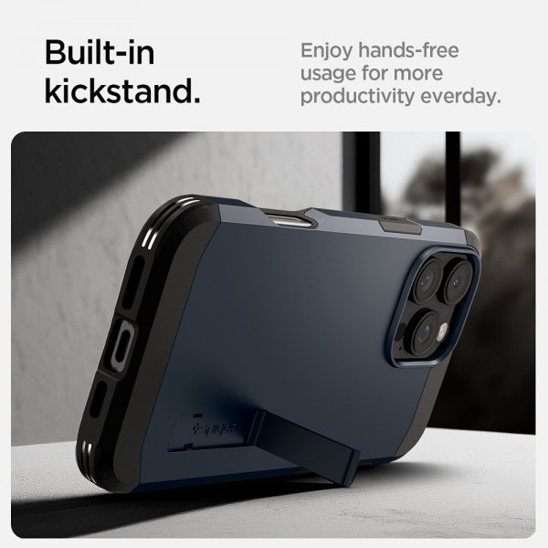 Spigen iPhone 16 Pro Max Cover Tough Armor MagFit Metal Slate