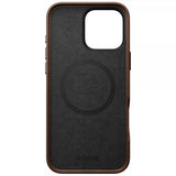 Nomad iPhone 16 Pro Max Cover Traditional Leather Case Brun