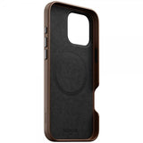 Nomad iPhone 16 Pro Max Cover Traditional Leather Case Brun
