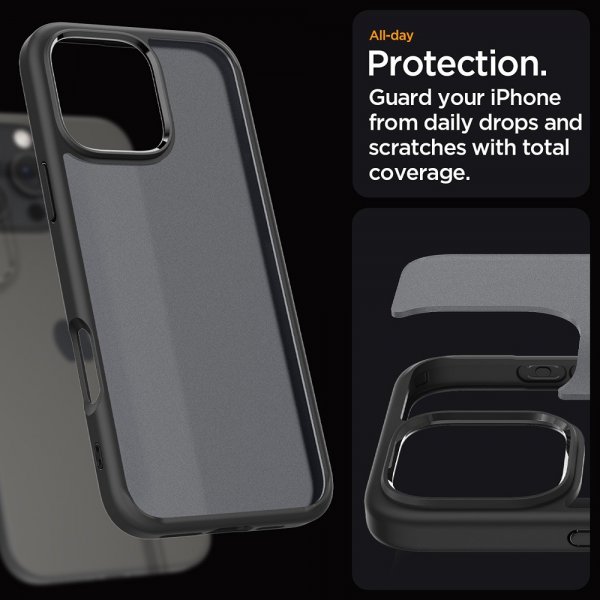 Spigen iPhone 16 Pro Max Cover Ultra Hybrid Frost Black