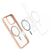 Spigen iPhone 16 Pro Max Cover Ultra Hybrid MagFit Frost Rose Titanium
