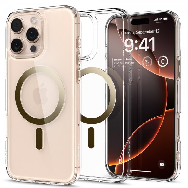 Spigen iPhone 16 Pro Max Cover Ultra Hybrid MagFit Guld