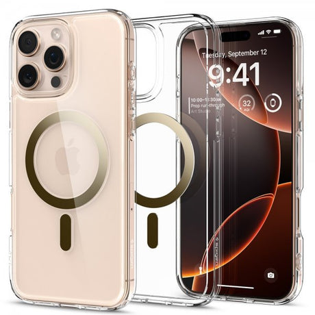 Spigen iPhone 16 Pro Max Cover Ultra Hybrid MagFit Guld