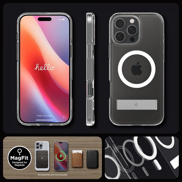 Spigen iPhone 16 Pro Max Cover Ultra Hybrid S MagFit Crystal Clear