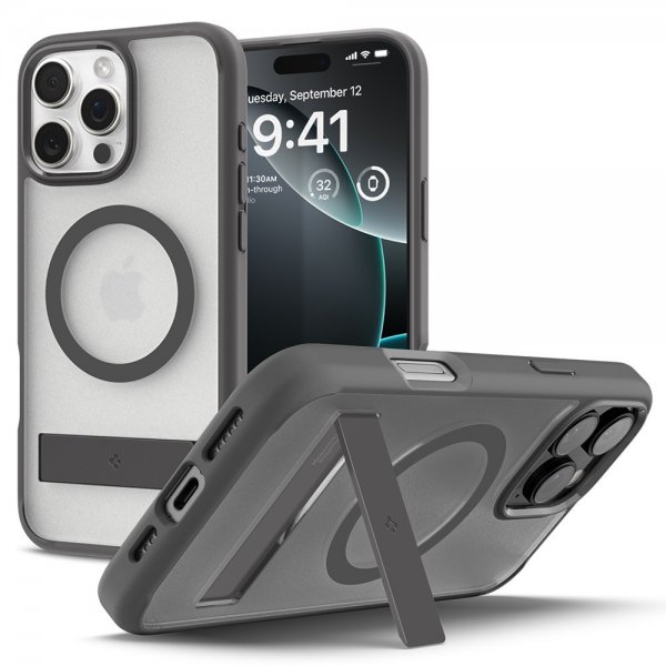 Spigen iPhone 16 Pro Max Cover Ultra Hybrid S MagFit Frost Gray