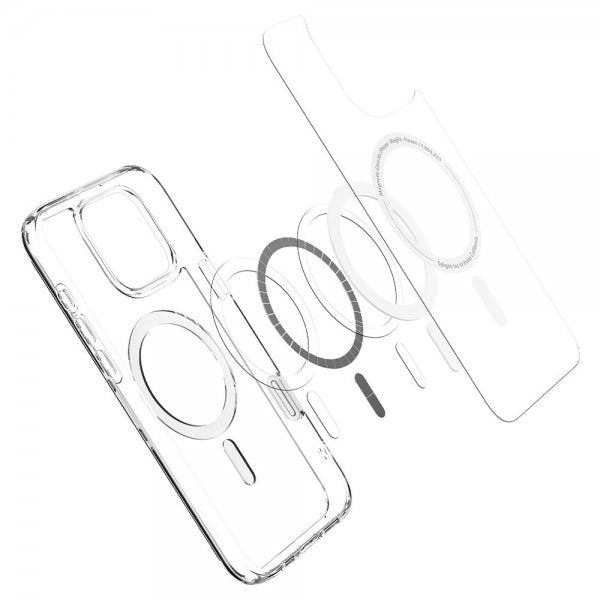 Spigen iPhone 16 Pro Max Cover Ultra Hybrid T MagFit Clear White