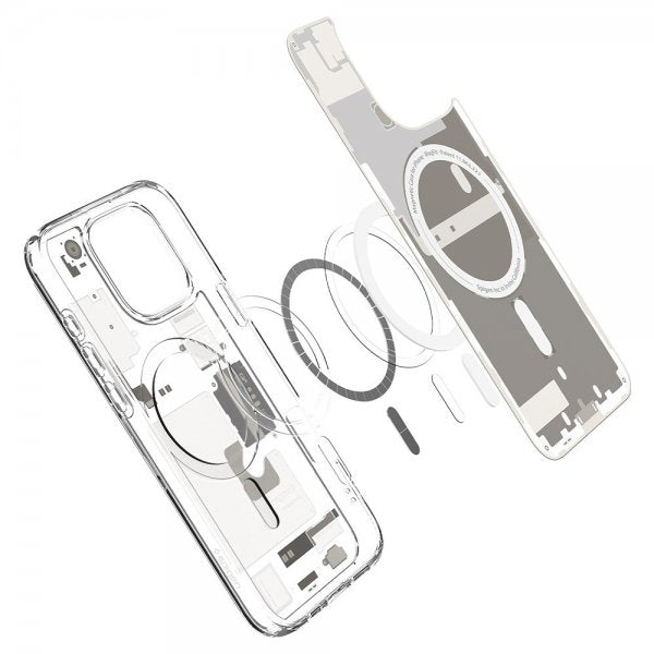 Spigen iPhone 16 Pro Max Cover Ultra Hybrid Zero One MagFit Natural Titanium