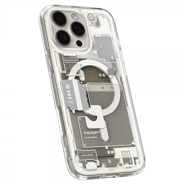 Spigen iPhone 16 Pro Max Cover Ultra Hybrid Zero One MagFit Natural Titanium