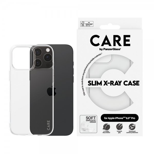 CARE by PanzerGlass iPhone 16 Pro Max Cover X-Ray Transparent