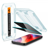 Spigen iPhone 16 Pro Max/iPhone 17 Pro Max Skærmbeskyttelse GLAS.tR EZ Fit Privacy 2-pak