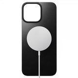 Nomad iPhone 16 Pro Max Skin Magnetisk Læder Bagside Sort