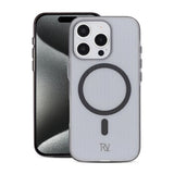 Rvelon iPhone 16 Pro Cover Riflet MagSafe Grå