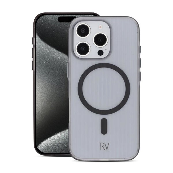 Rvelon iPhone 16 Pro Cover Riflet MagSafe Sort