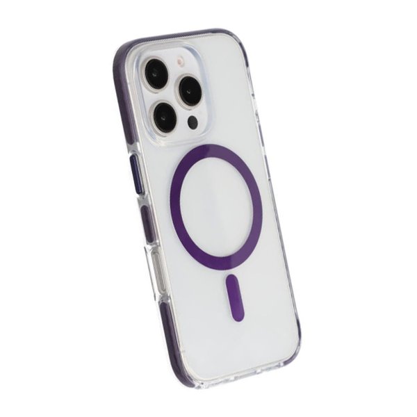 iPhone 16 Pro Cover Stødsikker MagSafe Lilla