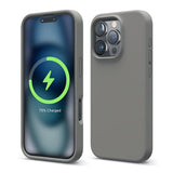 Rvelon iPhone 16 Pro Cover Silikone MagSafe Grå