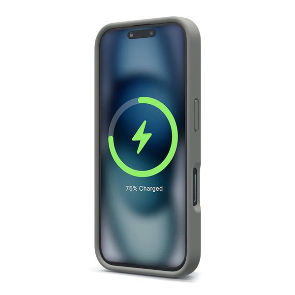 Rvelon iPhone 16 Pro Cover Silikone MagSafe Grå