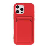 iPhone 16 Pro Cover Kortholder Rød