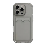 iPhone 16 Pro Cover Kortholder Stødsikkert Sort