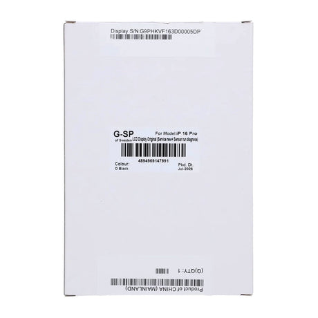 iPhone 16 Pro OLED-skærm Original - Sensor Diagnostik