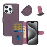 Rvelon iPhone 16 Pro Cover Magnetisk Aftageligt Etui Lilla