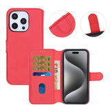 Rvelon iPhone 16 Pro Cover Magnetisk Aftagelig Skal Rød