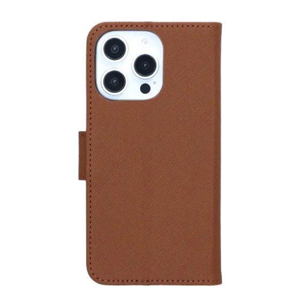 iPhone 16 Pro Cover med Stativ Brun