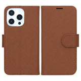 iPhone 16 Pro Cover med Stativ Brun