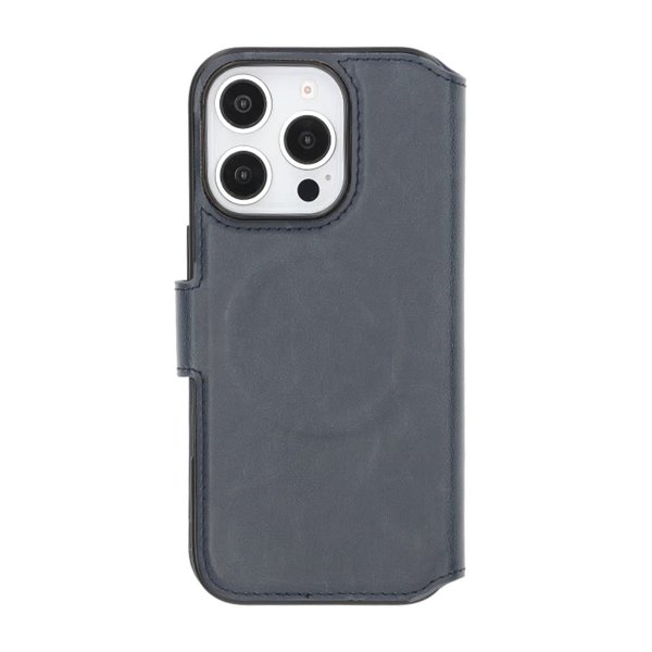 Rvelon iPhone 16 Pro Cover 4 Kortlommer MagSafe Blå