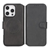 Rvelon iPhone 16 Pro Cover 4 Kortlommer MagSafe Sort