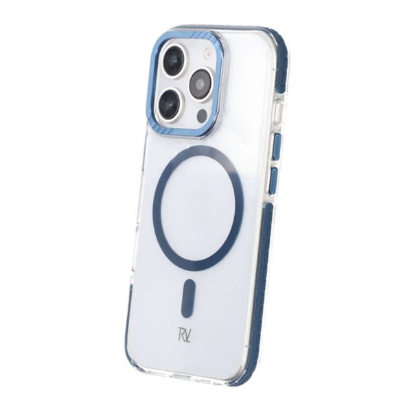 Rvelon iPhone 16 Pro Cover TPU MagSafe Blå