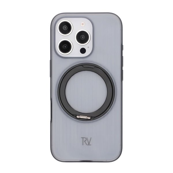 Rvelon iPhone 16 Pro Cover Roterbart MagSafe Stativ Sort