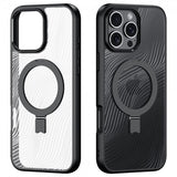 Dux Ducis iPhone 16 Pro Cover Aimo Series MagSafe Kickstand Sort