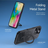 Dux Ducis iPhone 16 Pro Cover Aimo Series MagSafe Kickstand Sort