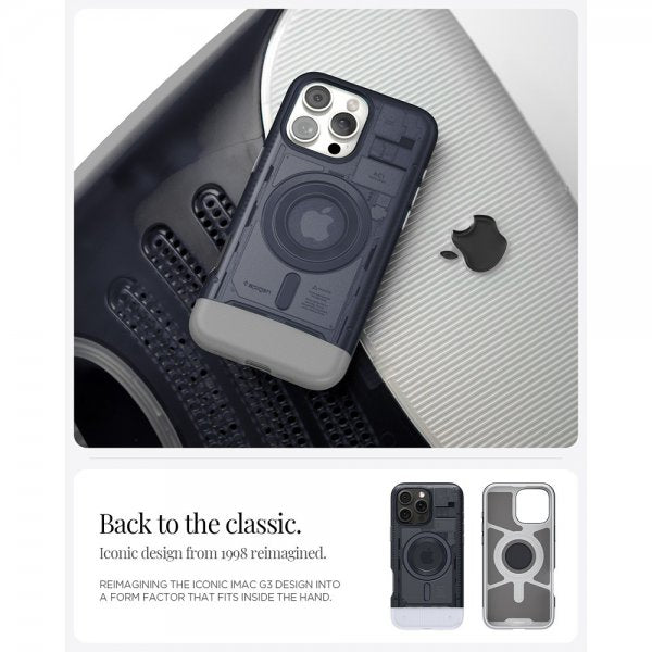 Spigen iPhone 16 Pro Cover Classic C1 MagFit Graphite